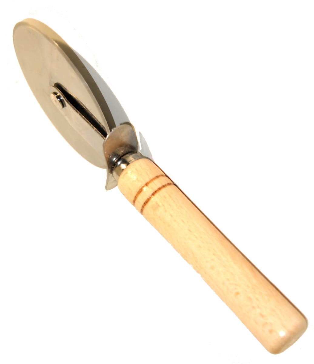 Pizzaschneider 22 cm | Pizzaklinge | Rotierender Teigschneider | Schneidezubehör für die Küche | Pizzaschneider | Pizzamesser | Coupe Pizza