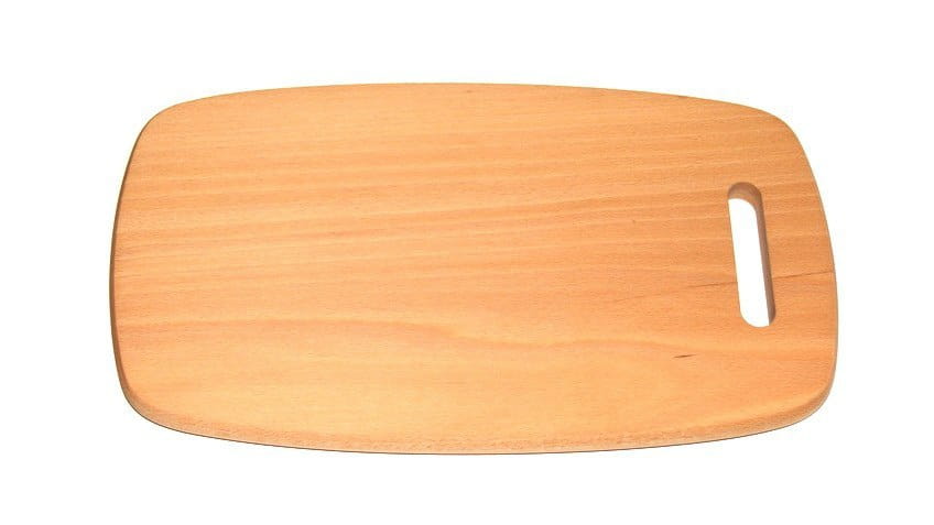 Wooden barrel chopping board LARGE 44 cm | Large wooden kitchen board | Round barrel board | Solid serving stand