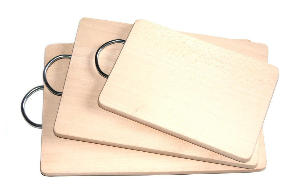 Tray board with chopping handle 18-28 cm | wooden serving stand | kitchen board | practical chopping and serving board