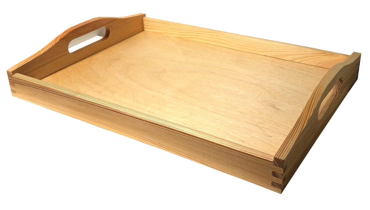 Plateau en bois pour le petit déjeuner | Plateau en bois pour les repas | Plateau pour le lit | Support en bois pour manger | Plateau en bois pour le petit déjeuner