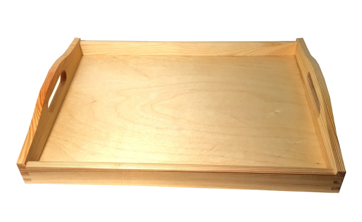 Plateau en bois pour le petit déjeuner | Plateau en bois pour les repas | Plateau pour le lit | Support en bois pour manger | Plateau en bois pour le petit déjeuner