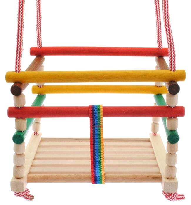 Wooden swing for children solid ECO | Garden swing | Safe children's swing | Natural wooden swing | ECO product