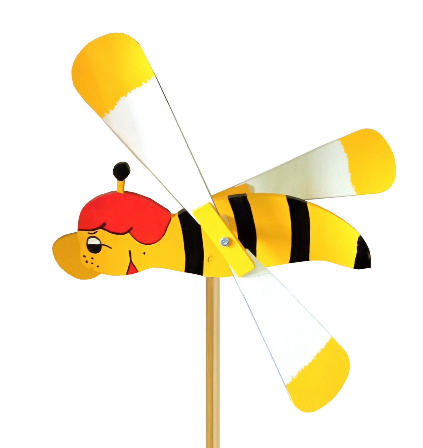 Garden windmill LARGE 47cm bee | garden decoration | bird scarer | decorative windmill | decorative animal scarer