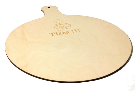 Pelle à pizza - planche en bois | pelle en bois pour la cuisson | plateau en bois pour servir la pizza | accessoires de cuisine pour la pizza