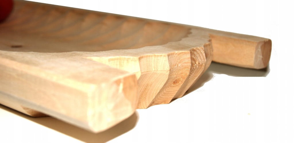 Trough, carved wooden trough for serving food 50 cm | decorative wooden bowl | handmade tray for serving food