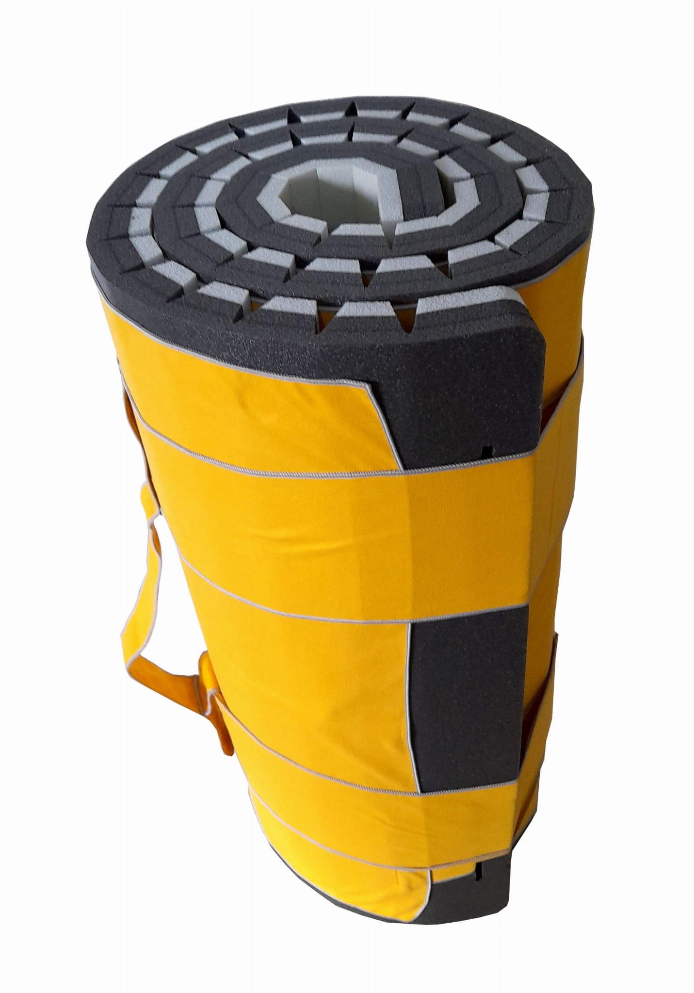 Thick non-memory foam mat Yellow | Foam camping mat | Anti-slip sports mat | Insulating camping mat