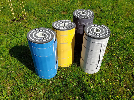 Thick sleeping mat without memory effect Blue | Foam camping mat | Insulating camping mat | Fitness sleeping mat resistant comfortable