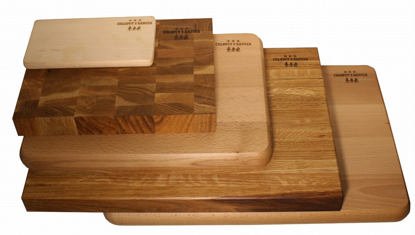 Chopping board BLOK 50x35x4 cm BEECH | Kitchen cutting block | Wooden worktop | Solid beech board for the kitchen