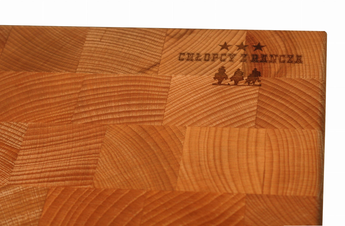 Chopping board BLOK 25x24x8 cm | Kitchen chopping block | Wooden kitchen table | Thick cutting board | Solid cutting board