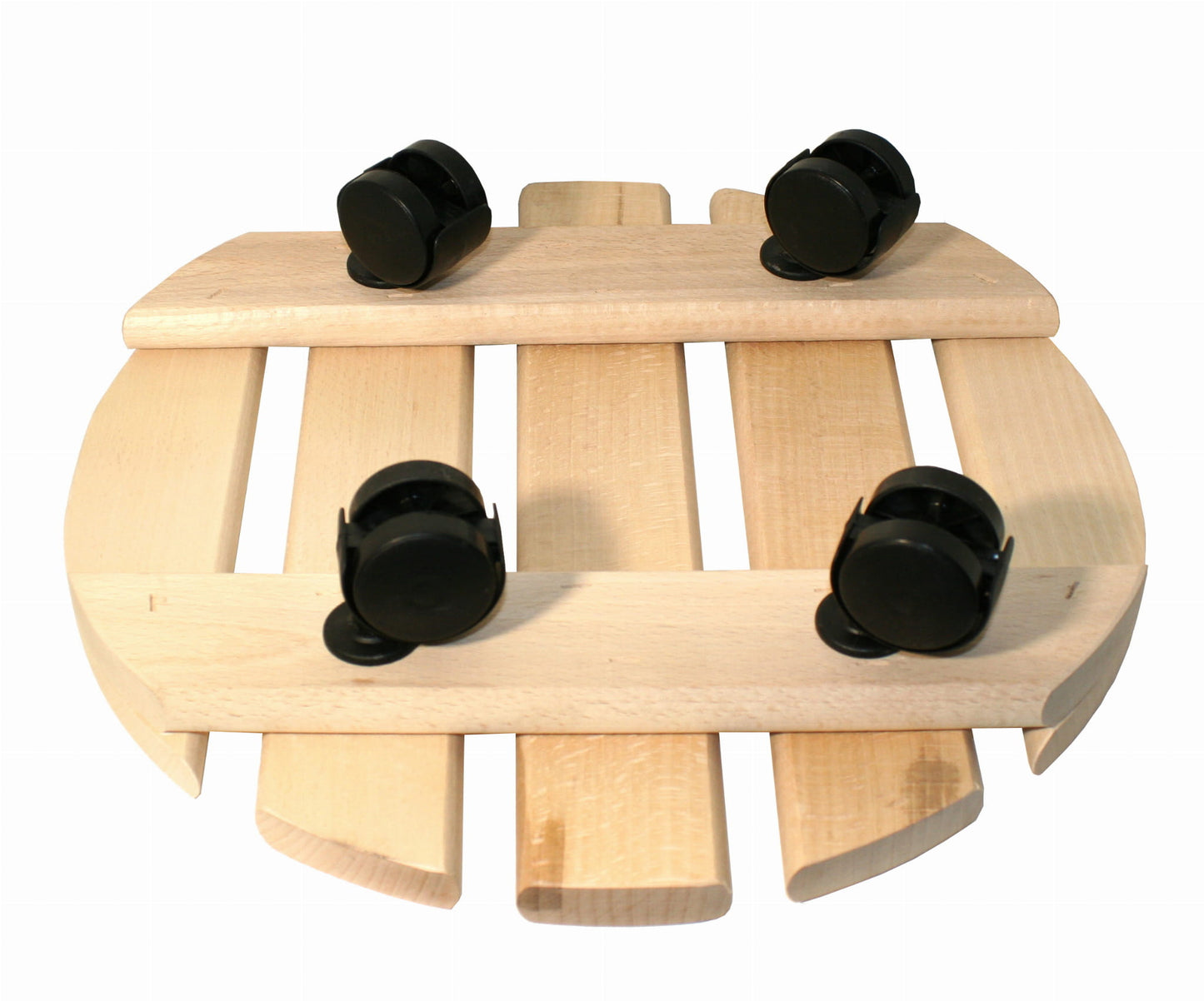 Round platform stand for flower pots on wheels | Mobile flower stand | Round platform on rollers | Transport stand for plants