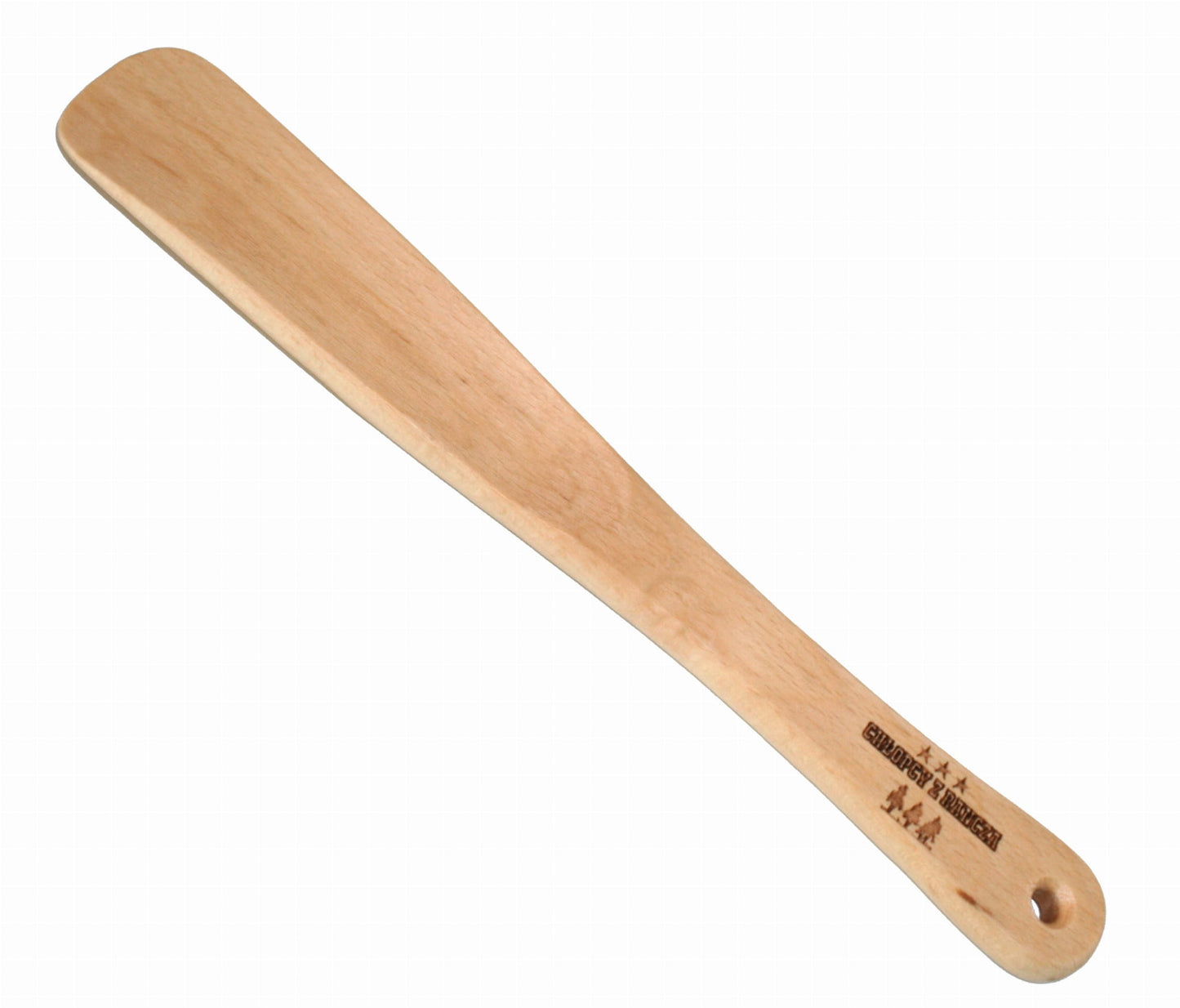 Mała drewniana łyżka do butów z drewna bukowego 27 cm – trwały, klasyczny produkt handmade – Chłopcy z Rancza / Ranch Boys