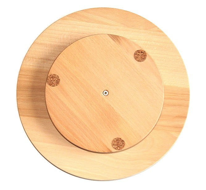 Wooden serving board Rotating 35 cm | Wooden rotating tray | Rotating board for snacks | Wooden rotating stand 35 cm
