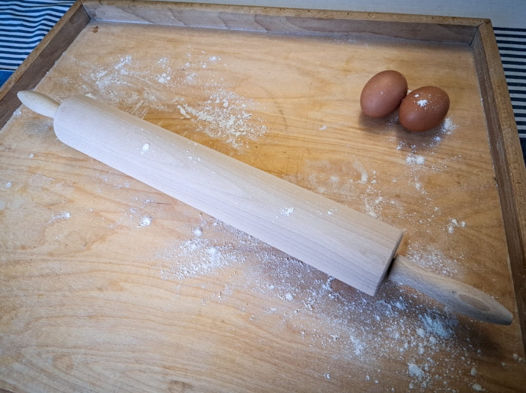 Rolling pin 61 cm - long | wooden kitchen rolling pin | confectionery rolling pin | baking rolling pin | pizza rolling pin | roller for dough