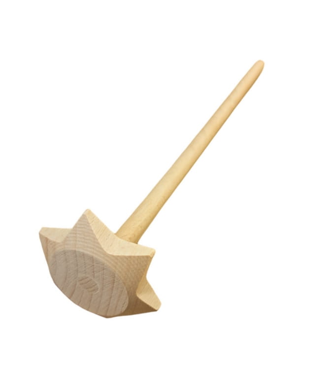 Wooden kitchen whisk 30 cm | hand whisk made of wood | egg and dough whisk | wooden kitchen accessory | whisk