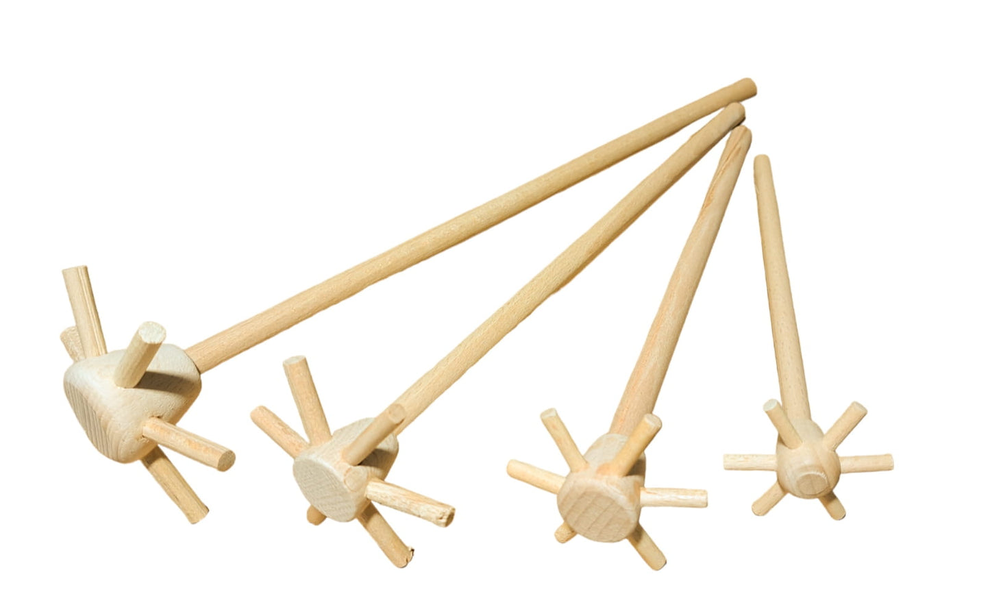 Wooden kitchen whisk - star 20 cm | hand wooden whisk | egg and dough beater | eco-friendly star whisk