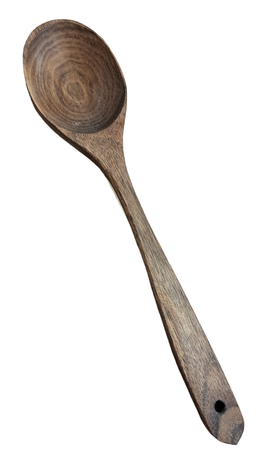 Walnut wood spoon large 29 cm | wooden kitchen spoon | mixing spoon | eco cooking spoon | natural wood