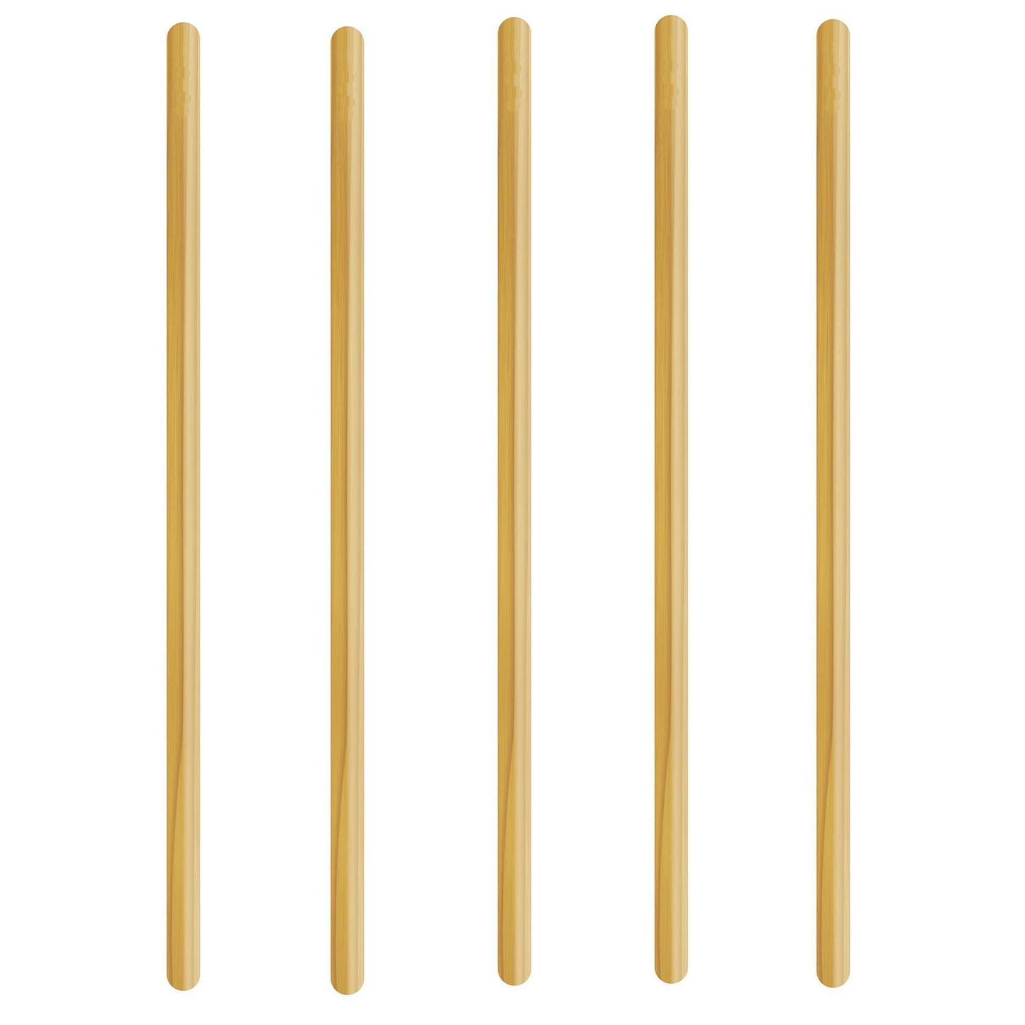 Wooden support stake for plants 5 pcs - 60 cm | Wooden stake for flowers | Garden stake for supporting plants | Ecological support
