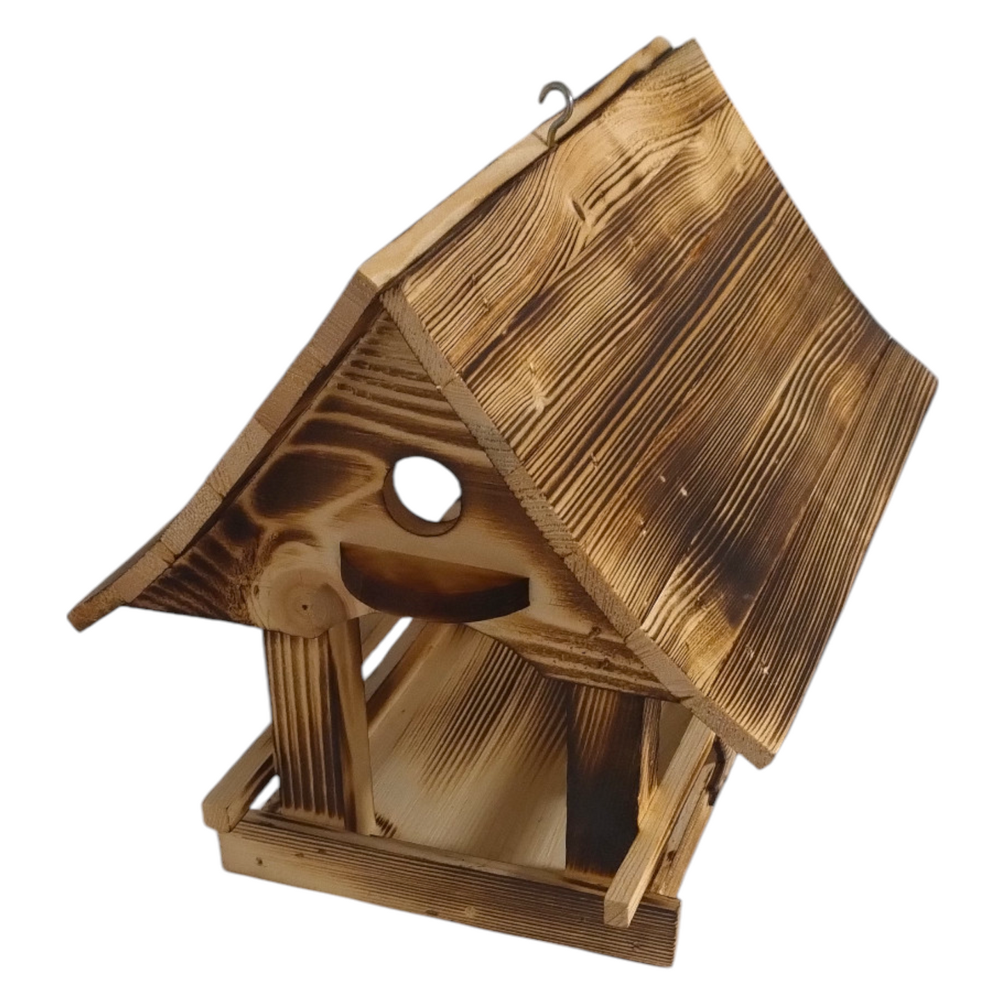 Nourrisseur en bois pour oiseaux grand | Maison en bois pour oiseaux | Grande station de nourrissage en bois | Maison pour oiseaux en bois | Nichoir pour oiseaux