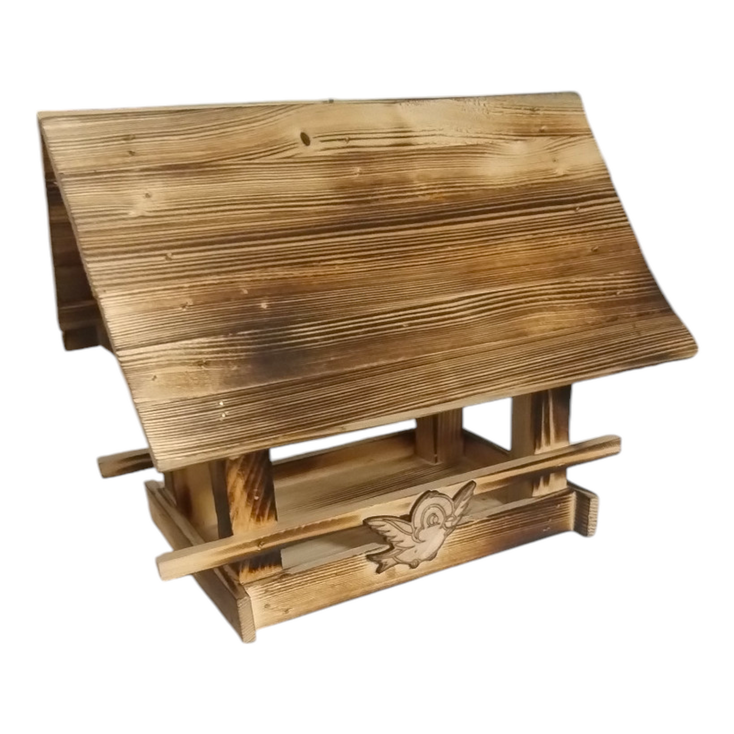 Nourrisseur en bois pour oiseaux grand | Maison en bois pour oiseaux | Grande station de nourrissage en bois | Maison pour oiseaux en bois | Nichoir pour oiseaux
