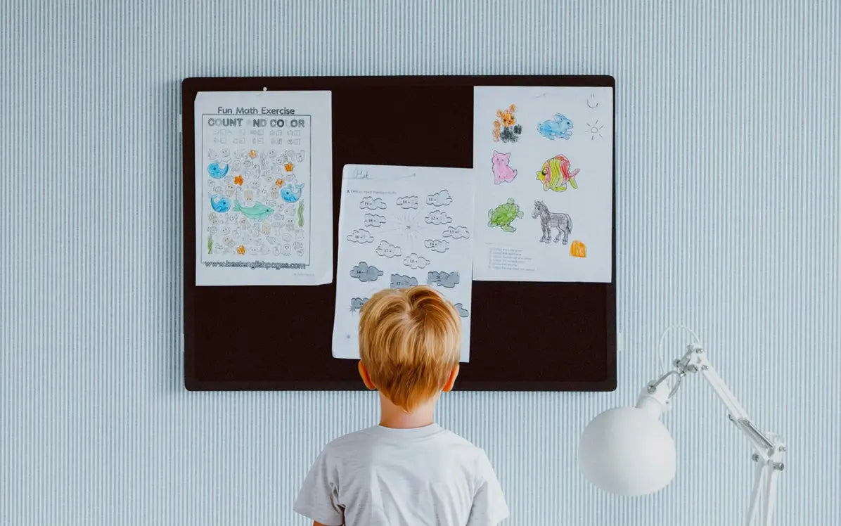 Small wall board - modern cork board | memo board | office board | decorative cork board | note board
