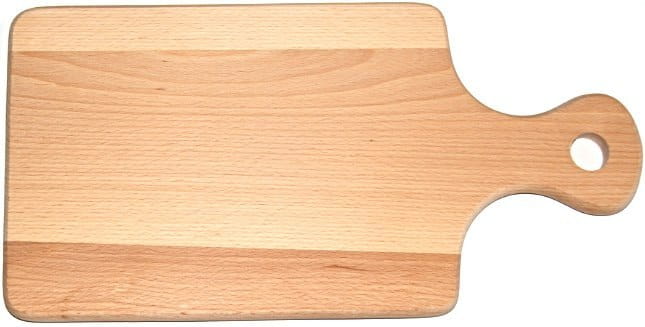 Wooden chopping board with handle 39 cm | Wooden kitchen board | Wooden serving board | Food board natural wood