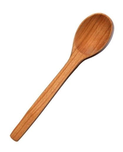 Cherry Wood Spoon Small 16 cm | Wooden Kitchen Spoon | Ecological Kitchen Spoon | Natural Spice Spoon