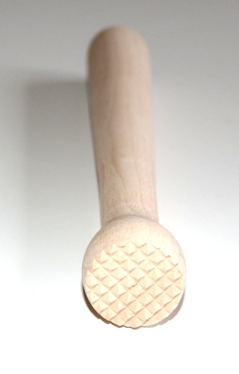 Tłuczek ubijak drewniany barmański 22cm | muddler do koktajli | rozgniatacz do czosnku | drewniany tłuczek barowy | akcesorium do drinków