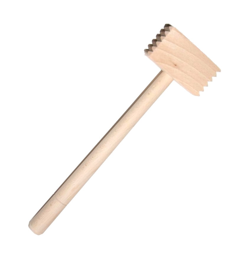 Wooden meat hammer Square 30 cm | Wooden kitchen mallet | Wooden meat beater | Wooden kitchen hammer 30 cm