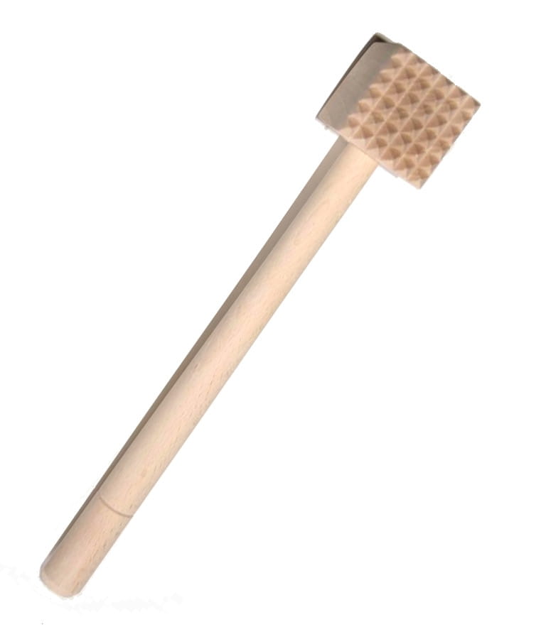 Wooden meat hammer Square 30 cm | Wooden kitchen mallet | Wooden meat beater | Wooden kitchen hammer 30 cm