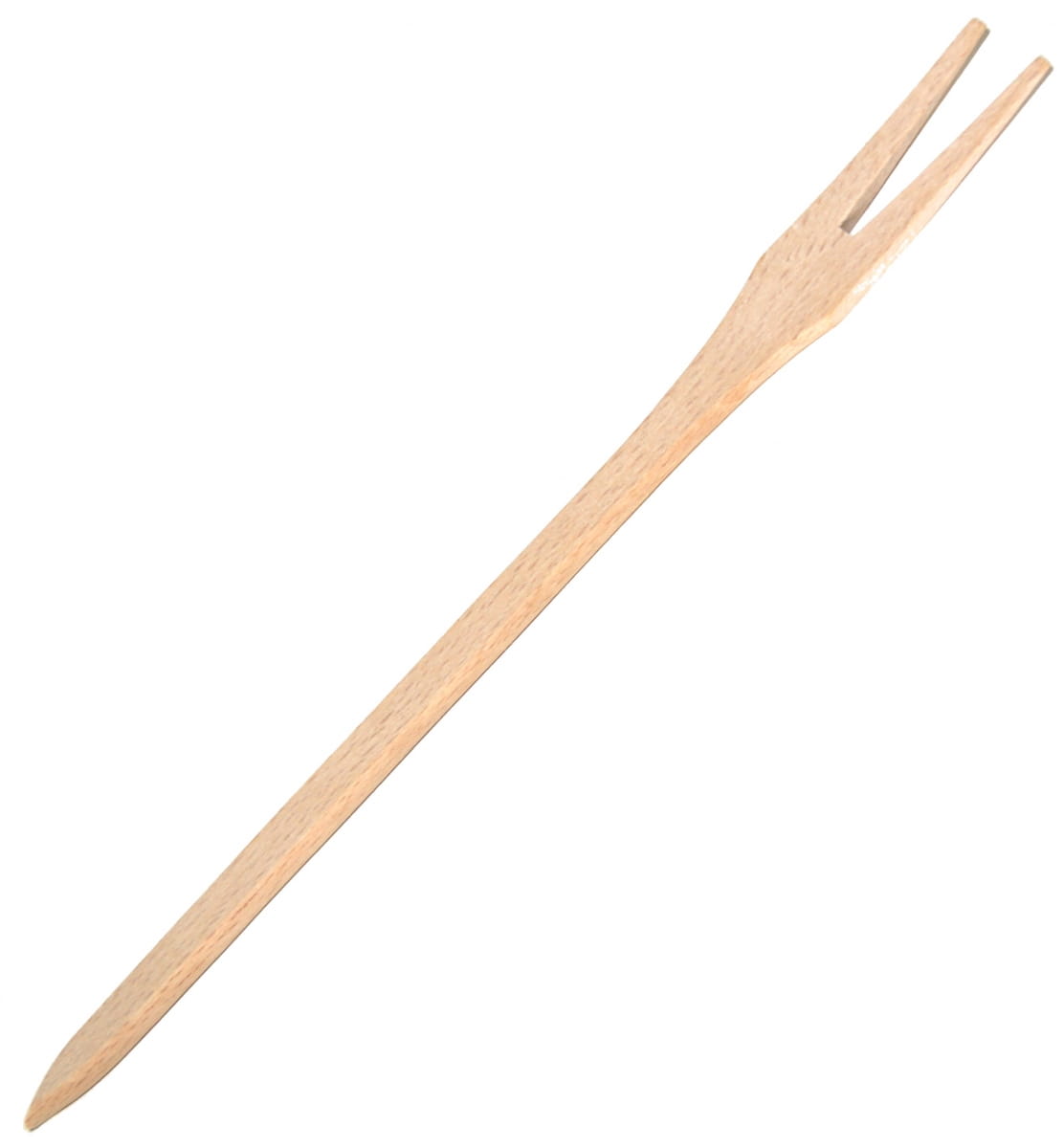 Wooden Fork 2 Prong Grill 27 cm | Barbecue fork wood | Barbecue fork wooden | Barbecue accessory wooden 27 cm