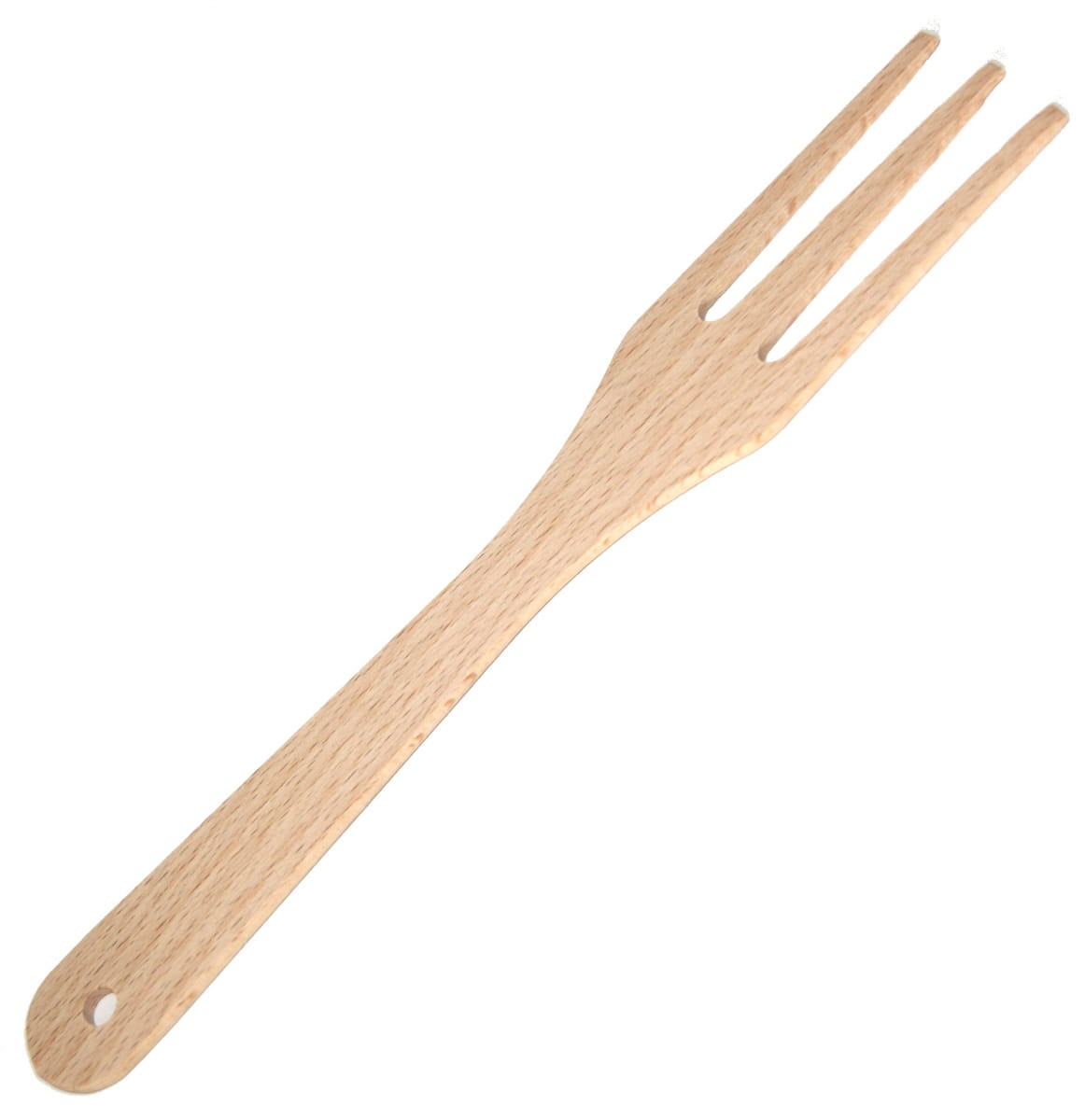 Wooden Fork 3 Prongs Large 28 cm | Wooden Kitchen Fork | Ecological Cooking Fork | Wooden Kitchen Accessory