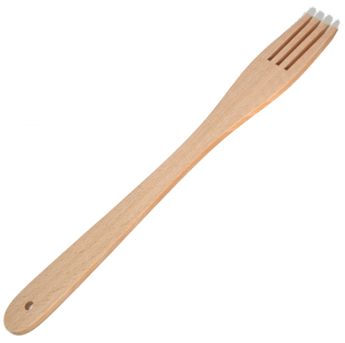 Wooden Fork 4 Prong Large 28 cm | Wooden Kitchen Fork | Ecological Cooking Fork | Natural Wood Fork 28 cm