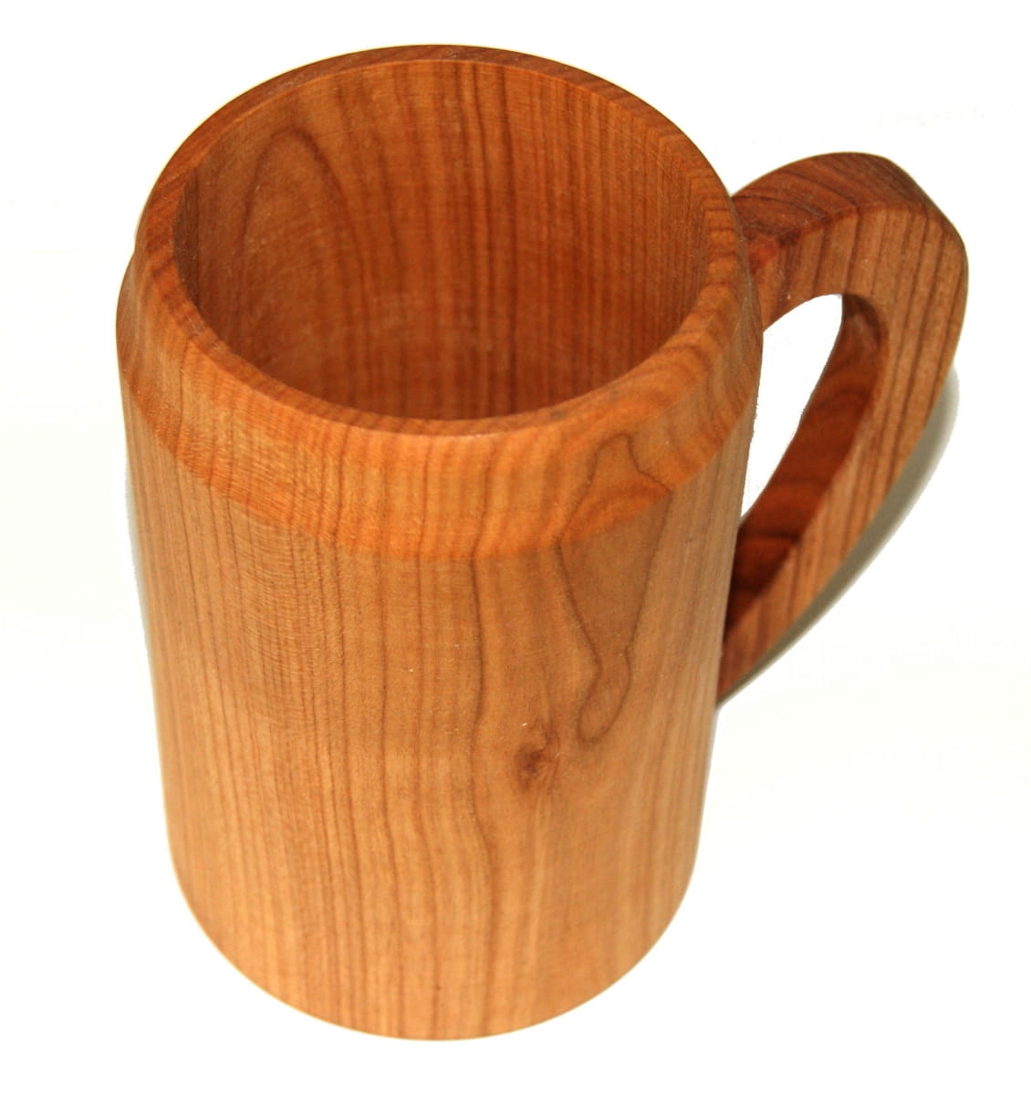 Cherry Wooden Mug With Handle | Cherry Wood Mug | Eco Wooden Mug | Wooden Cup With Handle | Handmade Eco