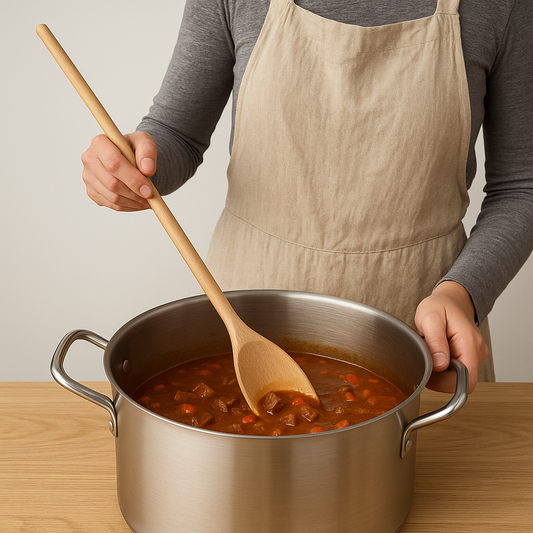 Drewniana łyżka bukowa do mieszania gulaszu – Chłopcy z Rancza / Ranch Boys