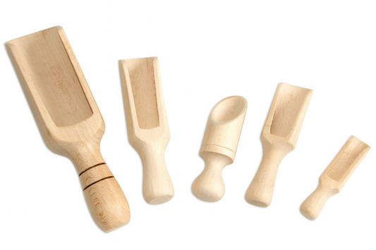 Drewniane czerpaki do przypraw w różnych rozmiarach – Chłopcy z Rancza / Ranch Boys