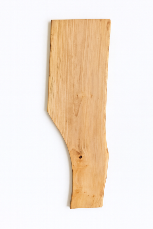 Naturalna deska z litego drewna Chłopcy z Rancza / Ranch Boys, z charakterystycznymi słojami i sękami.