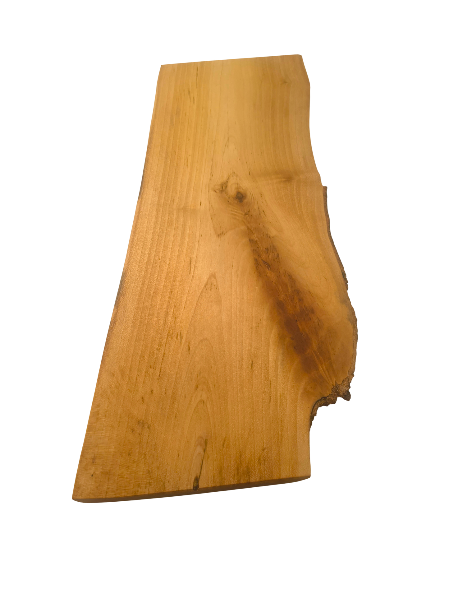 Deska z jawora | Deska z drewna jaworowego – unikatowa, olejowana, okorowana, naturalna, idealna do kuchni i serwowania