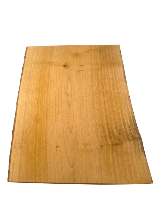 Deska z jawora | Deska z drewna jaworowego – unikatowa, olejowana, okorowana, naturalna, idealna do kuchni i serwowania