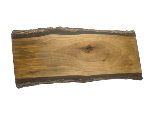Deska z drewna orzecha włoskiego – unikatowa, olejowana, okorowana