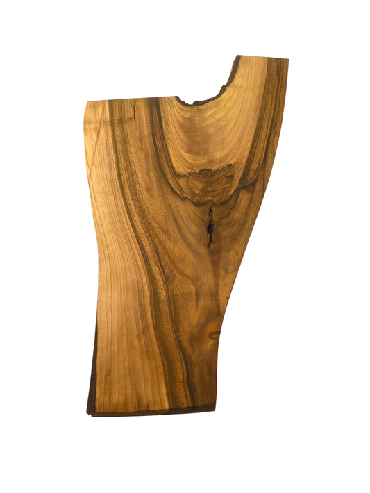 Deska z orzecha | Deska z drewna orzecha włoskiego – unikatowa, olejowana, okorowana, naturalna, idealna do kuchni i serwowania