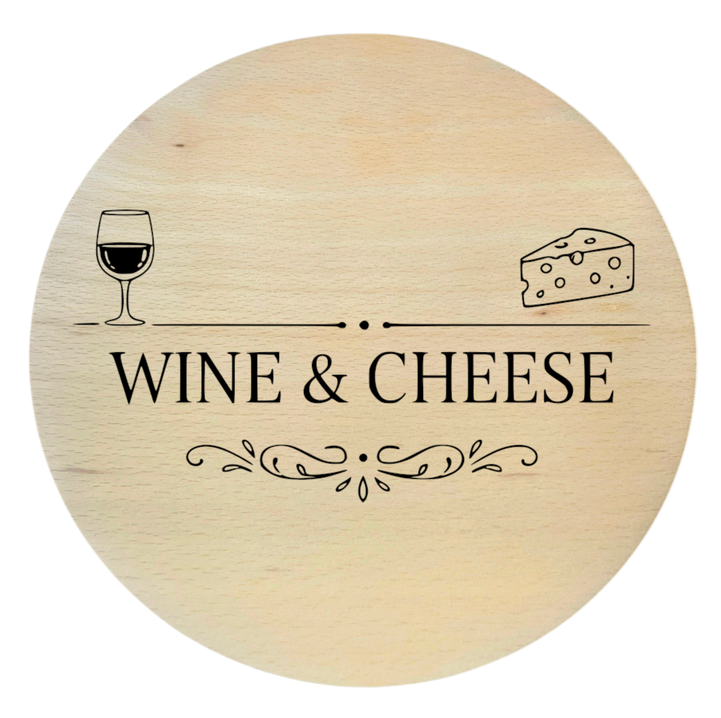 drewniana deska bukowa wine and cheese grawer deska do serwowania serów 20 cm