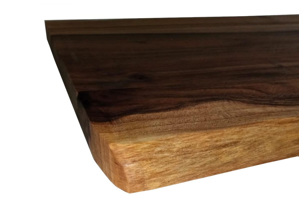 Schneidebrett Hackklotz NUSSBAUM Holz | Küchenbrett aus Holz | Küchenschneideblock | Schneidebrett aus Walnussholz