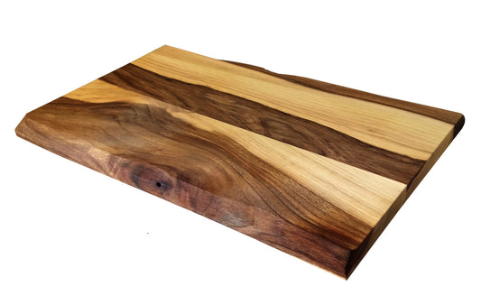 Schneidebrett, NUSSBAUMHOLZ, klein | Küchenbrett aus Holz | Kleines Schneidebrett aus Holz | Schneidebrett aus Walnussholz