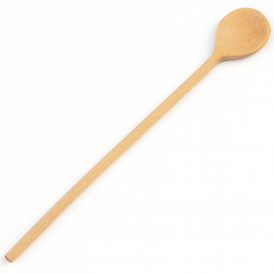 Drewniana łyżka kuchenna 30 cm z naturalnego drewna bukowego – Chłopcy z Rancza / Ranch Boys