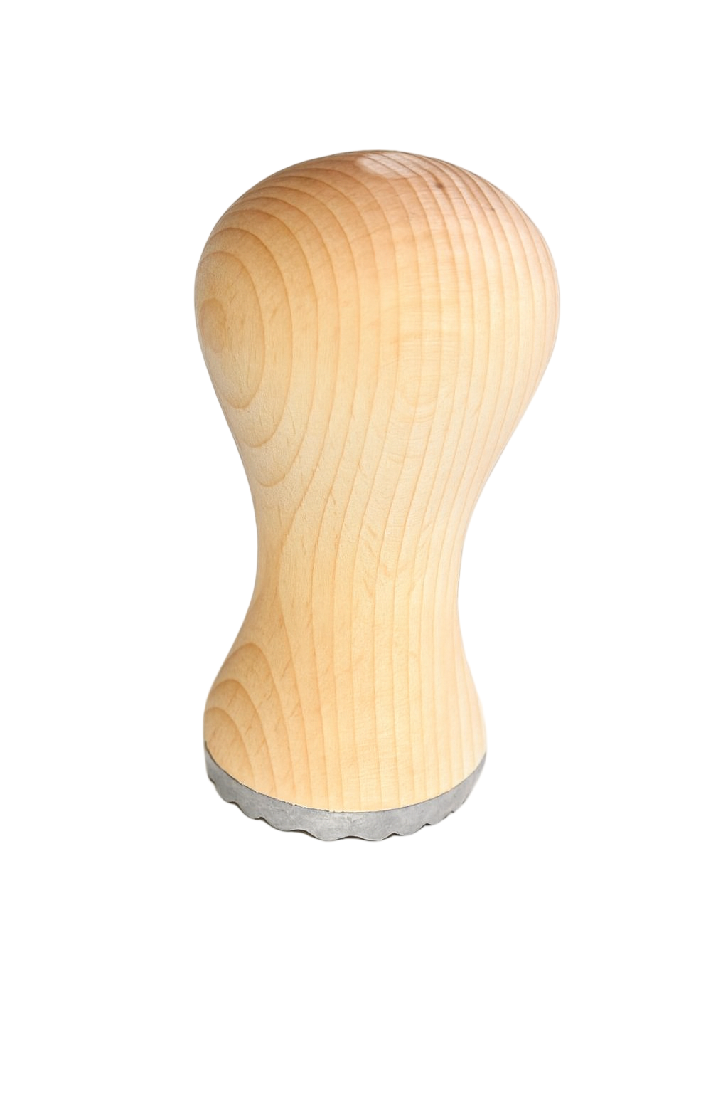 Drewniany tłuczek do mięsa z metalową nakładką – poręczny, solidny, długość 11 cm, idealny do codziennego użytku w kuchni.