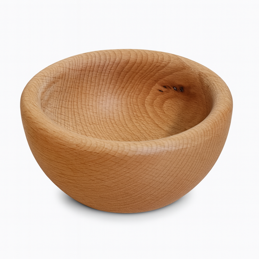Naturalna miska drewniana z parzonego buka – 10 cm | Chłopcy z Rancza