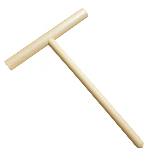 Wałek do naleśników 20 cm | Rozprowadzacz ciasta | Drewniany wałeczek do ciasta | Narzędzie do smażenia naleśników | Crepe Roller