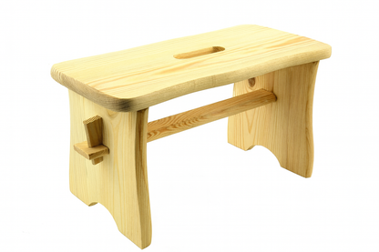 Drewniana Ryczka Naturalna – Praktyczny i Stylowy Stołek do Twojego Domu.