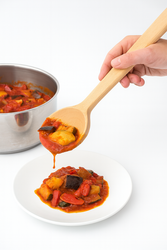 Ladle, wooden spoon 55 cm | wooden ladle for cauldron | wooden mixer for field kitchen | long wooden kitchen spoon