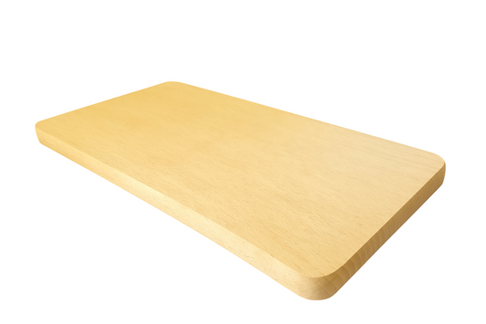Mała Drewniana Deska Śniadaniowa 22 × 12 cm – Praktyczna i Stylowa, naturalne drewno bukowe, idealna do serwowania śniadań i przekąsek, produkt marki Chłopcy z Rancza.